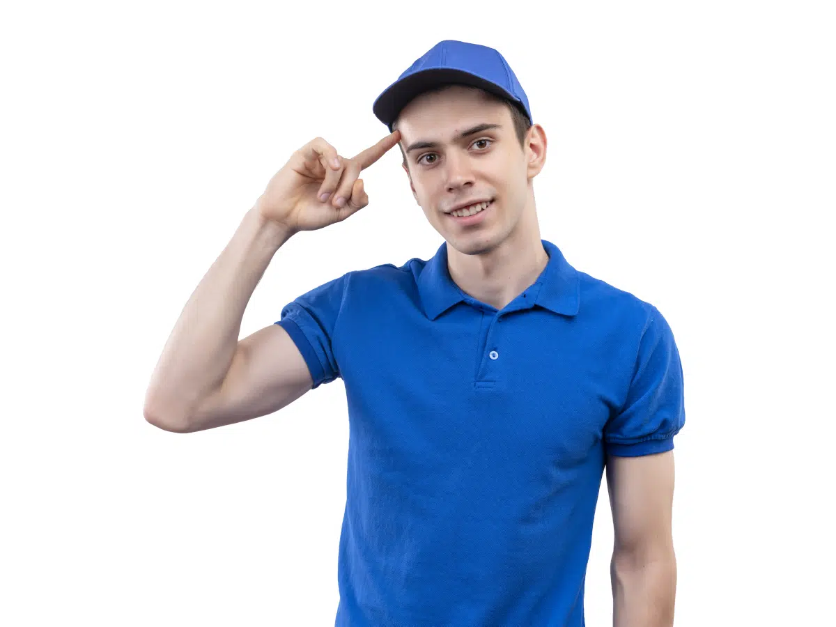 Polo Yaka Tişört Mavi (EKN9011)