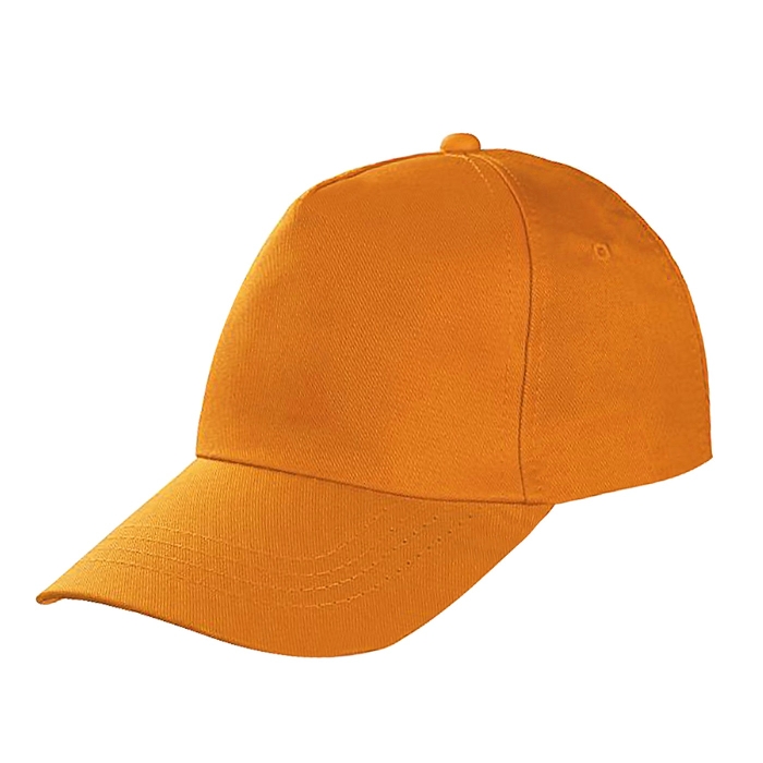 Promosyon Şapka - Turuncu Renk Promosyon Ürünü 5 Panel Şapka