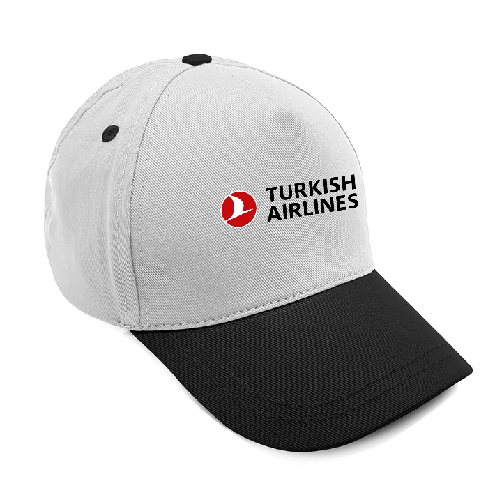 Promosyon Şapka - Beyaz ve Siyah - % 100 Pamuk Gabardin Ucuz Promosyon Şapka