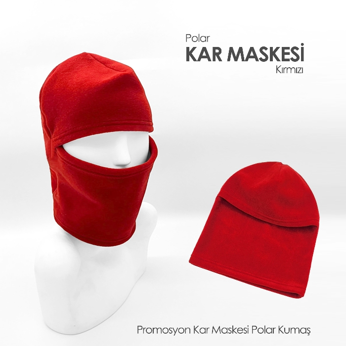 Promosyon Kar Maskesi - Dayanıklı Polar Boyunluklu Kar Maskesi
