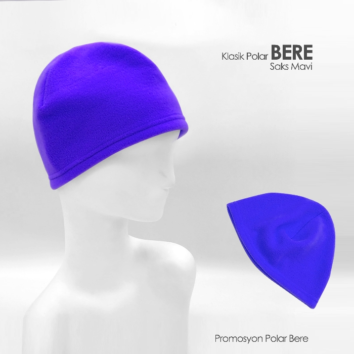 Promosyon Mavi Bere Polar - Konforlu ve Şık Polar Bere